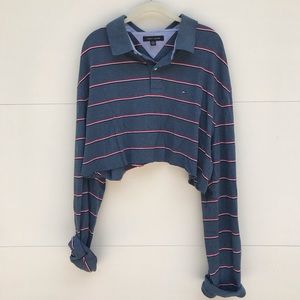 TOMMY HILFIGER Cropped Polo Shirt